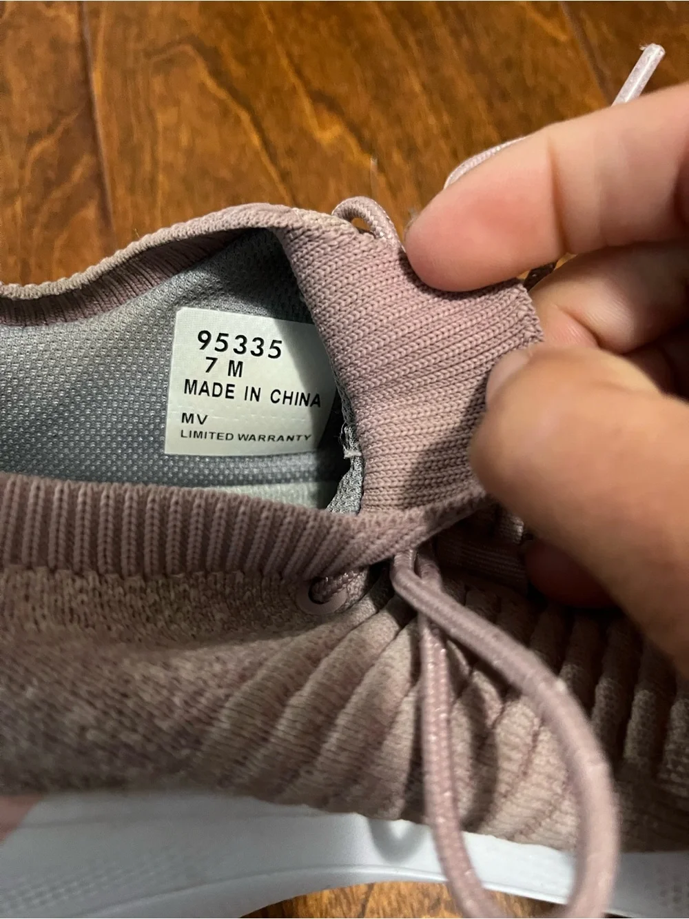 FootJoy Women's Golf Shoe in Dusty Pink and White